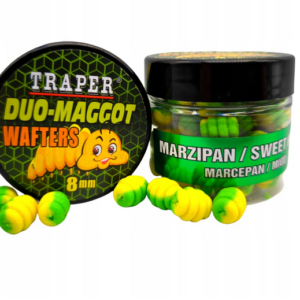 przynęta traper duo maggot wafters 8mm 25g marcepan / miód