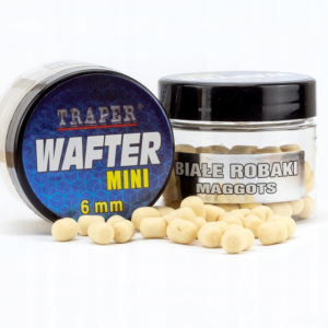traper mini wafters wafter method feeder 6mm 15g białe robaki