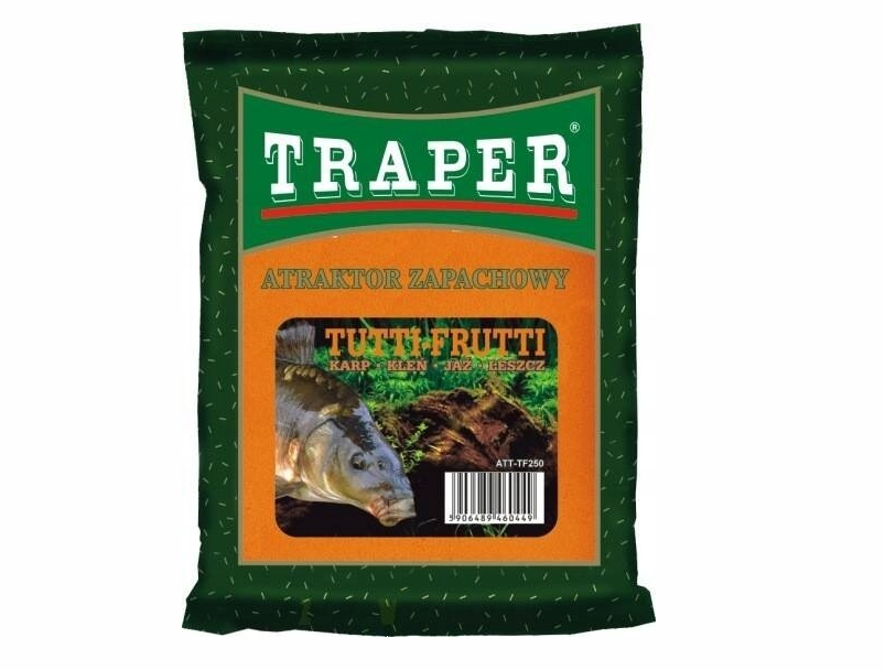 atraktor zapachowy traper 250g tutti frutti karp kleń jaź leszcz atraktor zapachowy traper 250g tutti frutti karp kleń jaź leszcz