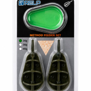 zestaw method feeder relp 2x koszyk zanętowy 20 g + foremka
