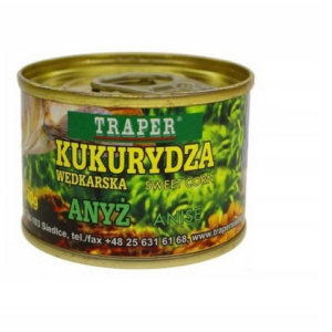 kukurydza wędkarska traper puszka 70g anyż anise