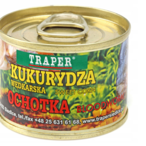 kukurydza wędkarska traper puszka 70g ochotka bloodworm