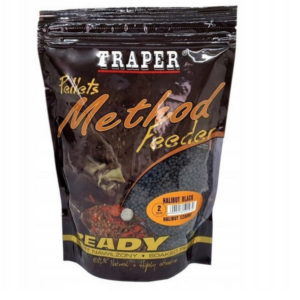 pellet method feeder ready traper nawilżony 2mm 500g halibut czarny