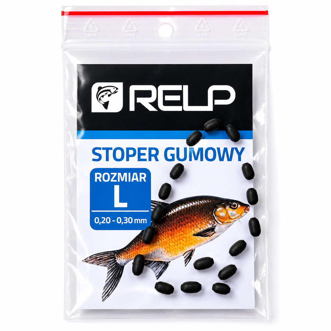 stoper gumowy relp rozmiar l 0,20–0,30 mm stoper gumowy relp rozmiar l 0,20–0,30 mm