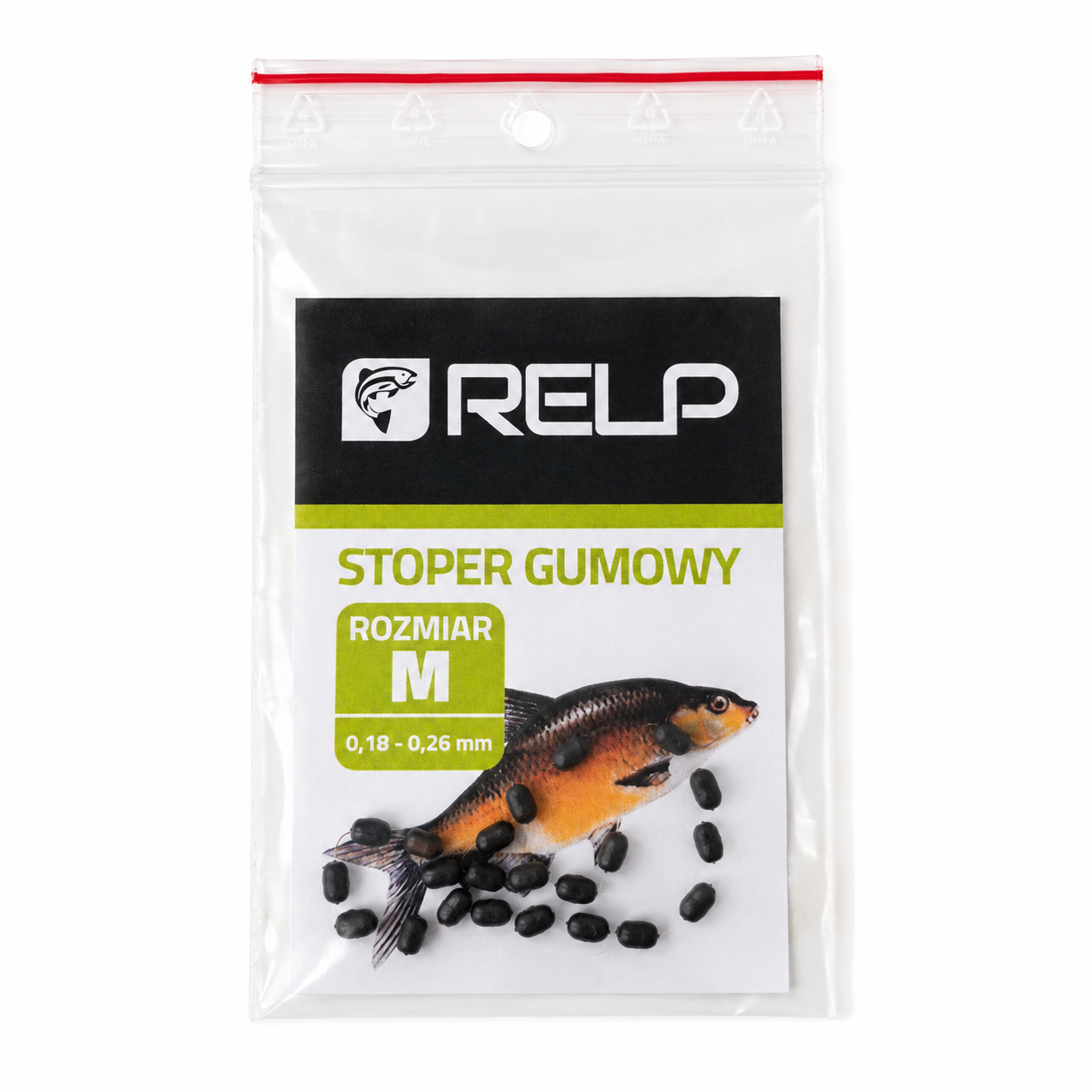 stoper gumowy relp rozmiar m 0,18–0,26 mm stoper gumowy relp rozmiar m 0,18–0,26 mm