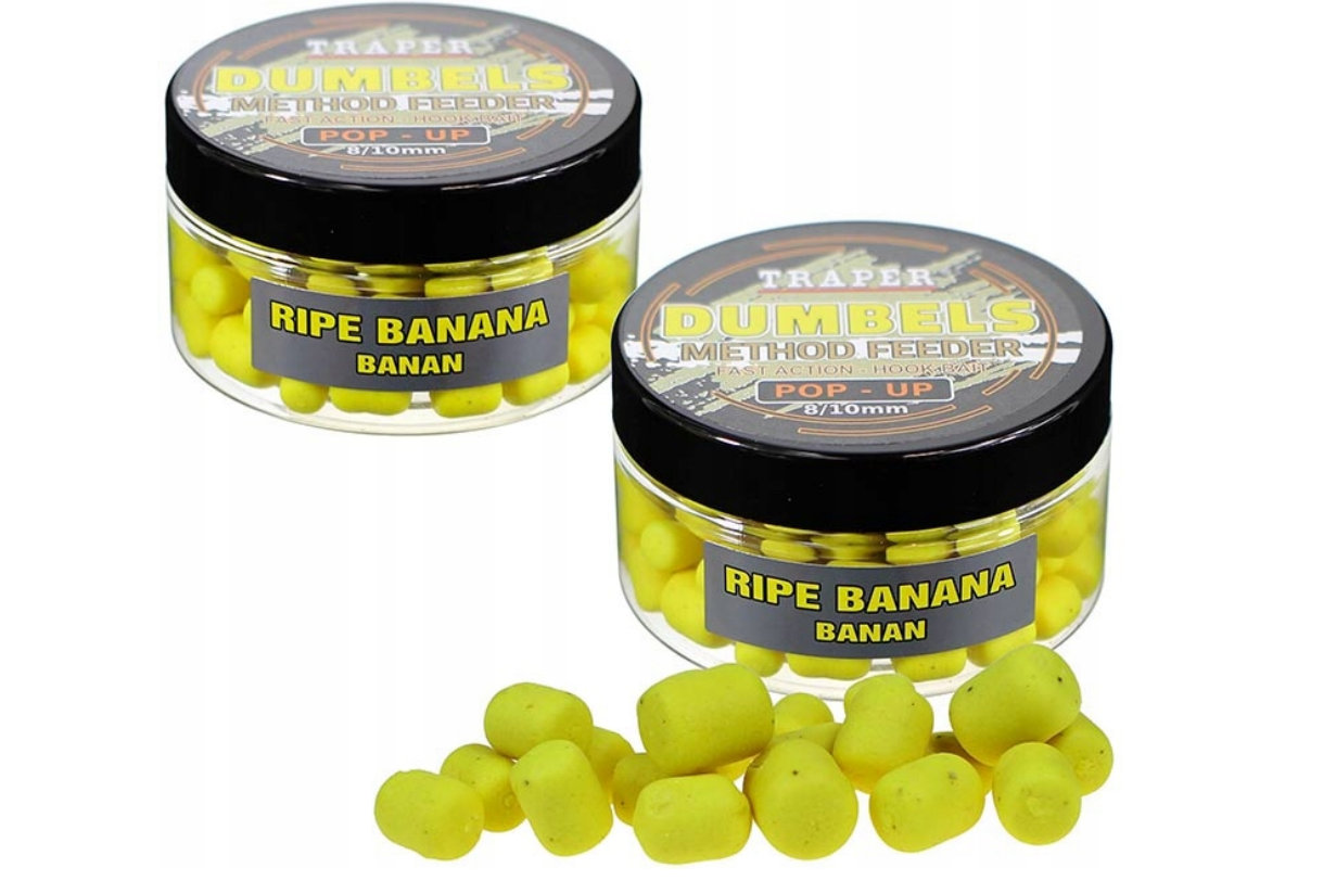 dumbels traper pop up banan 8/10mm 30g przynęta method feeder dumbels traper pop up banan 8/10mm 30g przynęta method feeder