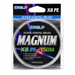 plecionka relp magnum x8 czarna 0,10mm 7,40kg 150m