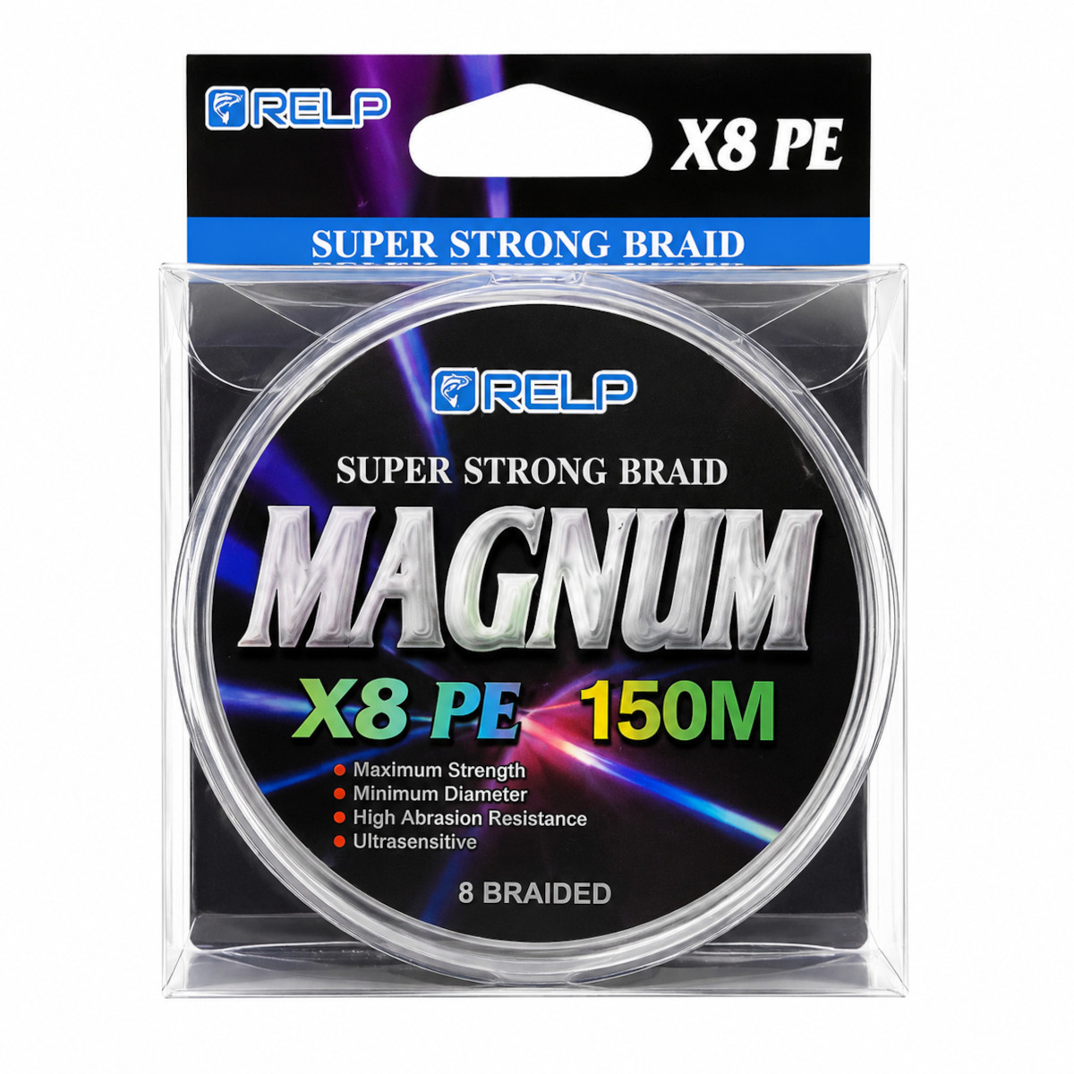 plecionka relp magnum x8 czarna 0,10mm 7,40kg 150m plecionka relp magnum x8 czarna 0,10mm 7,40kg 150m
