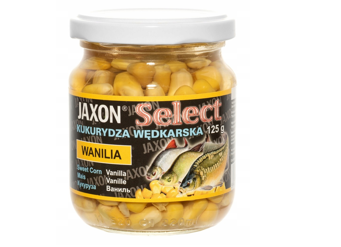 kukurydza wędkarska jaxon select wanilia 125 g fj sk05 kukurydza wędkarska jaxon select wanilia 125 g fj sk05