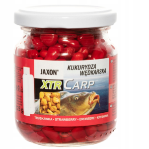 kukurydza wędkarska jaxon xtr carp truskawka red 125 g na włos fx cb03