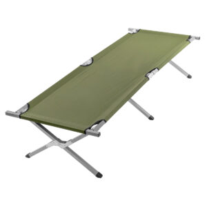 Łóżko polowe składane mfh us stalowe olive 190 × 60 cm – do 200 kg